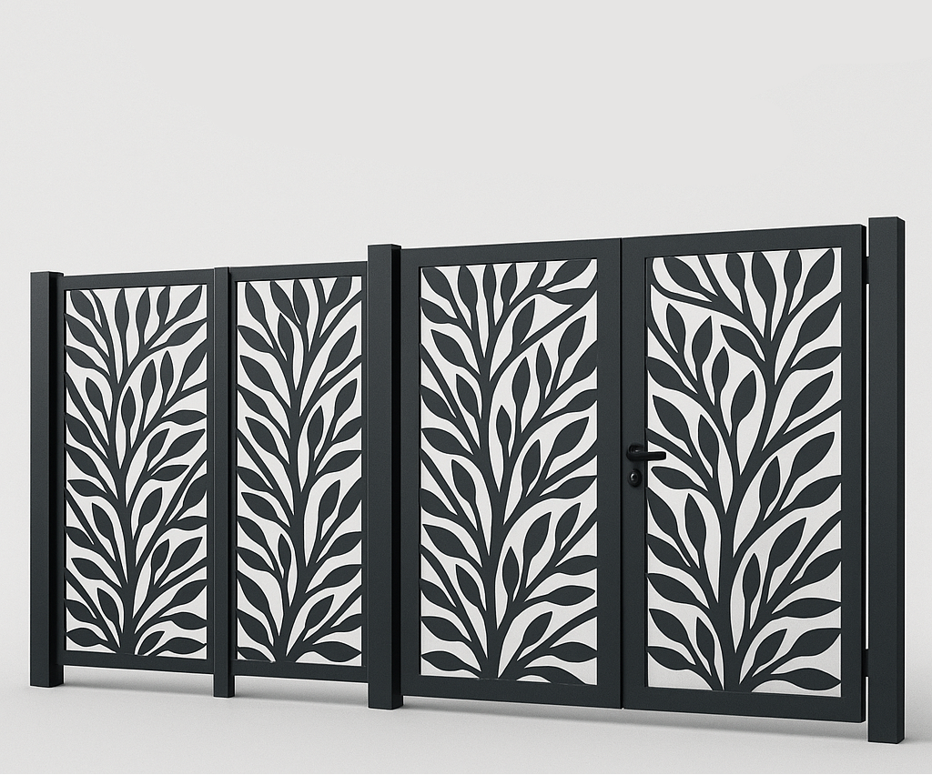 PORȚI ȘI GARDURI PERSONALIZATE (LASER)