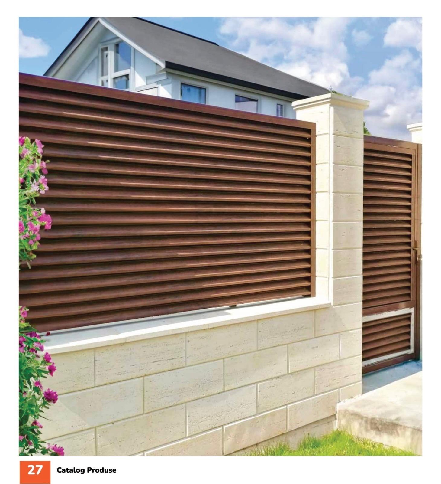 Garduri Metalice Tip Jaluzele